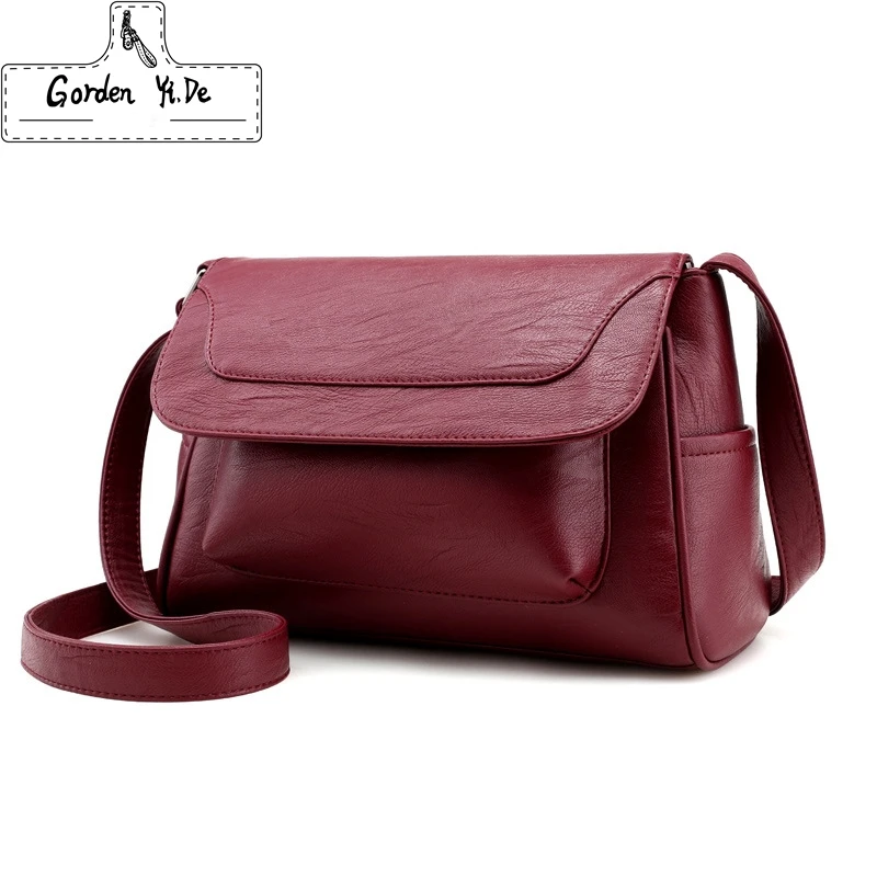 

Fashion Hasp Shoulder Bags Designer High Quality Women Bags Ladies PU Leather Saddle Messenger Crossbody Clutch Bag Sac Femme