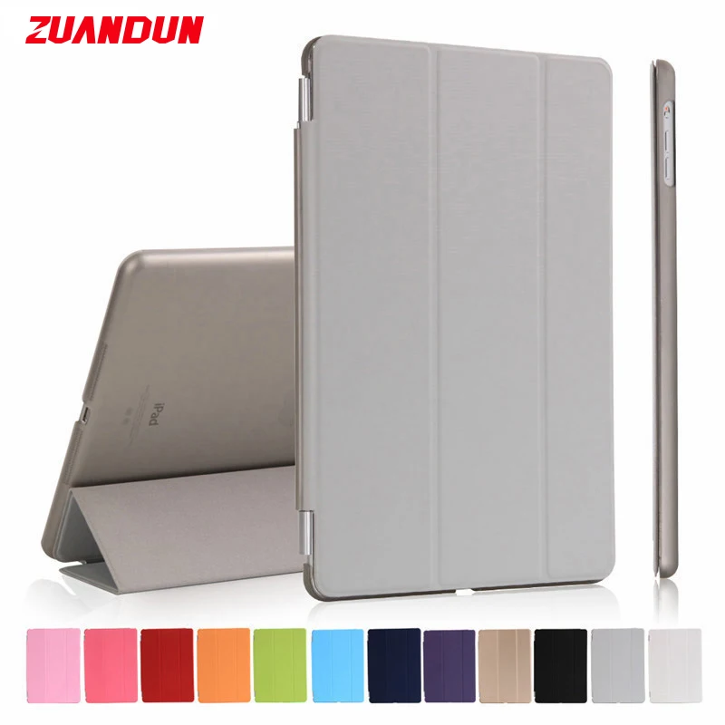 

Smart Flip PU Leather Case For iPad Pro 10.5 Transparent PC Hard Back Cover For Apple iPad Pro 10.5 inch Stand Case Auto Wake