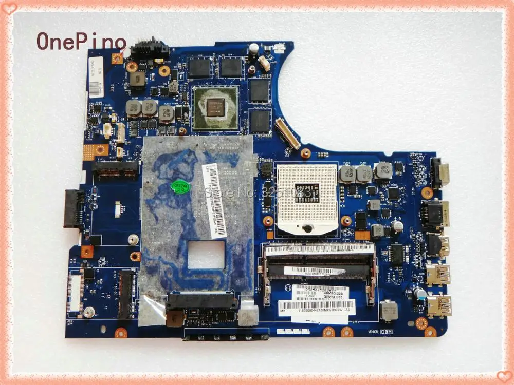 QIWY4 LA 8002P for Lenovo Y580 motherboard QIWY4 LA 8002P PGA989 GTX660M for Intel HM76 DDR3 100
