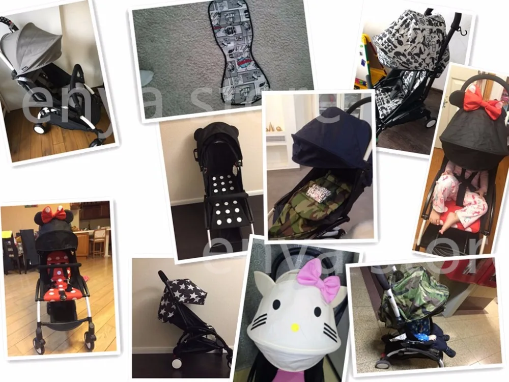 Seat Liner Mattress Pad Cushion for Baby Yoya 165 Angle Lay Down Stroller Yoyo Textile Canopy Sun Visor Stroller Accessories baby stroller accessories outdoor