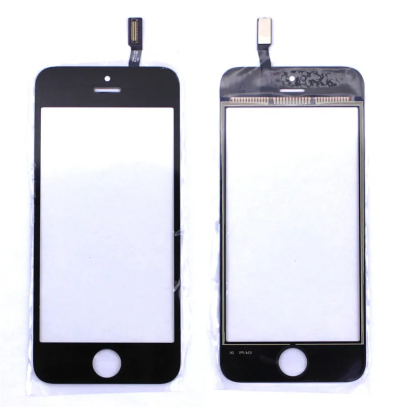Black White Front Glass Lens Touch Screen Digitizer For iPhone 5G font b Replacement b font