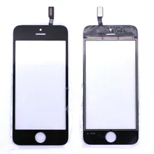 Черный Белый Передняя Стеклянная Линза + Сенсорный Экран Digitizer Для iPhone 6 Plus Замена для ЖК-Экран Мобильного Телефона Чехол