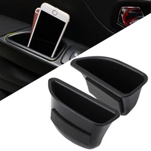 Дверные ручки коробка для хранения двери подлокотник, ящик для перчаток Украшение коробки подлокотника для Renault Captur аксессуары