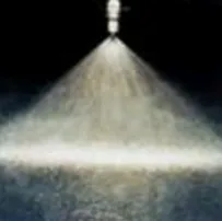Ceramic nozzle spray pattern inlay