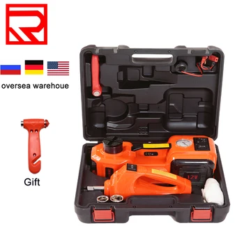 

hot sale tyre change tools auto lifting jack with impact wrench and air compressor inflating