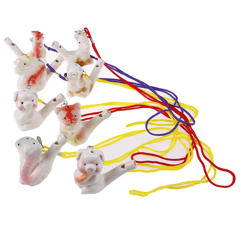 1x Coloured Drawing Water Bird Whistle Bathtime Musical Toys Kids Baby Gifts 