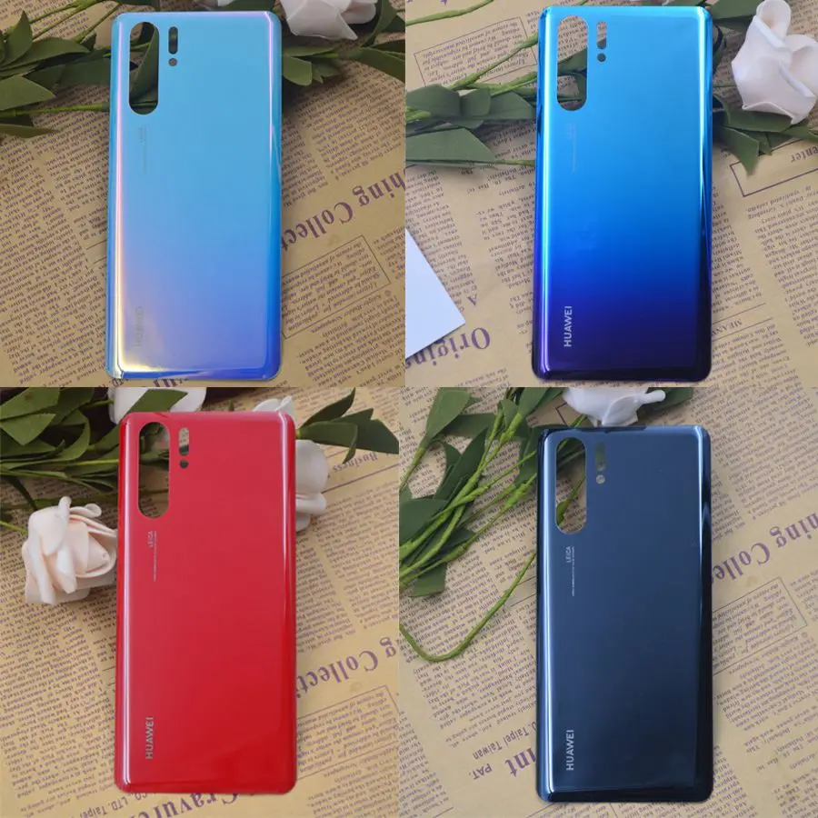 Для Huawei P30 ELE L09 L29 задней крышки батарейного отсека заднее стекло для двери корпус