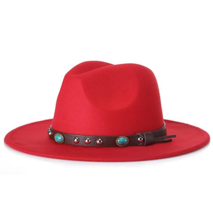 Трендовые мужские и женские повседневные шерстяные ковбойские шляпы Fedora шапки в