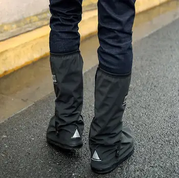 

Wholesale With Relectors Waterproof Non-slip Motorcycle Cycling Bike Rain Boot Shoes Covers wear thicker wellington