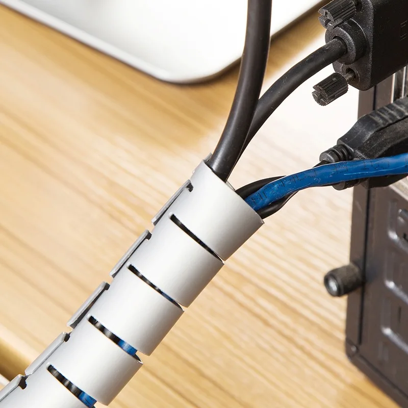 32 мм кабельный узел намотки рукав спиральный провод Органайзер обертывание трубки гибкое управление провода хранения для ПК компьютерный кабель протектор