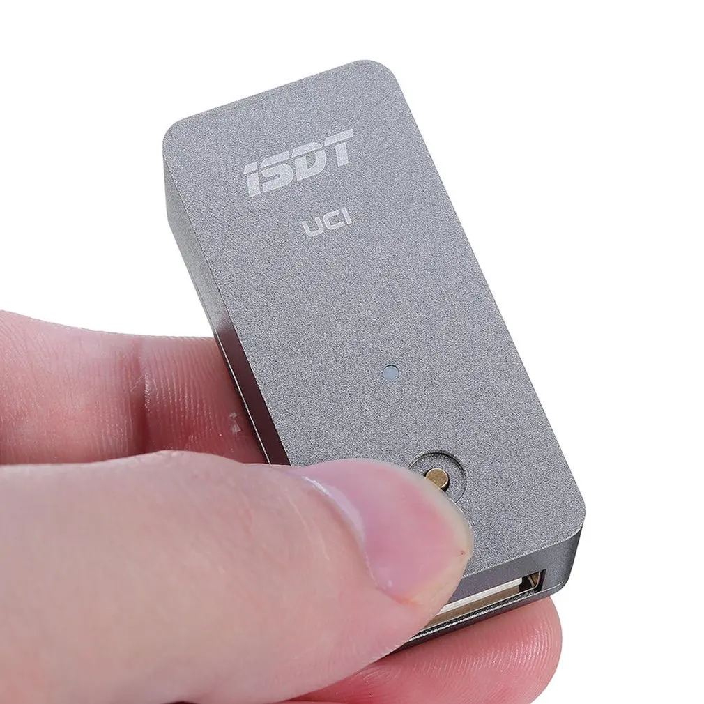 

CNC Aluminum Alloy Tiny ISDT UC1 18W 2A Mini Quick Charging Smart USB Charger Support 2.0/3.0/FCP/BC1.2 XT60 Input Connector