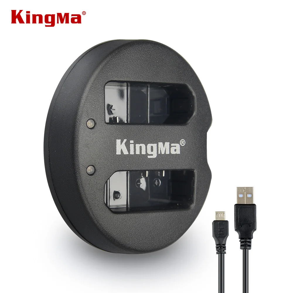 KingMa EN-EL14 EN el14для цифровых аккумуляторов Nikon двойное (двойное) Зарядное устройство