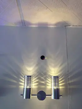 

2018 6w double wall Led Lamps New Design Lights Spot 4pcs/lot Wall Lamp Light With High Lumen Lights,free Shipping