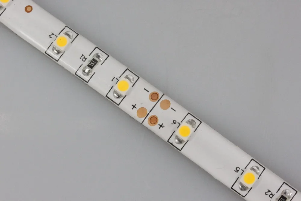 Гибкий Светильник DC24V 5m 300LED IP65 3528 SMD 60 светодиодов/м белый/теплый