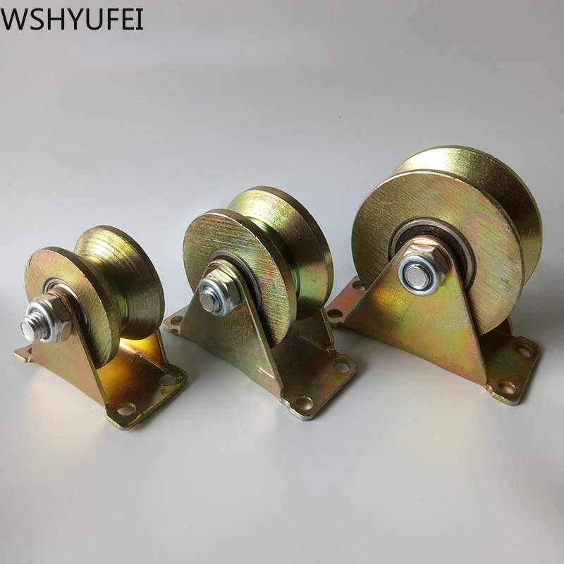 Универсальный вращающийся шкив gold M50/60/75 сталь V образный подшипник колеса платформа рычаг оборудование для стула аксессуары|Инструменты и аксессуары для подъемника| | АлиЭкспресс