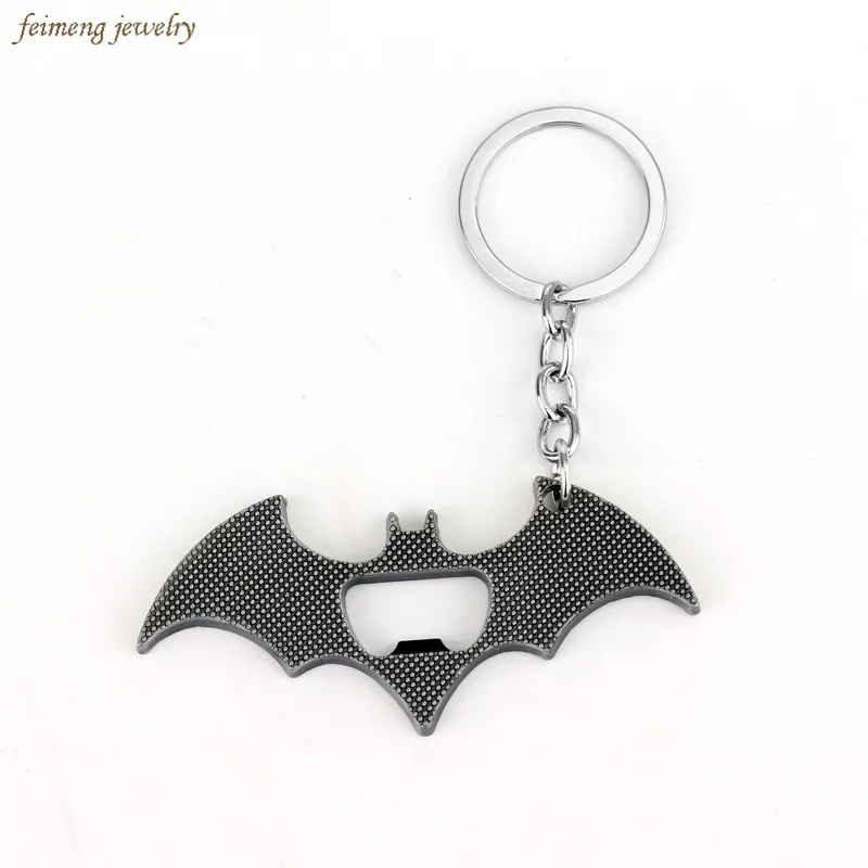 

Avengers Super Heros Batman Bottle Opener Metal Alloy Keychain Pendant Key Chain Chaveiro Key Ring