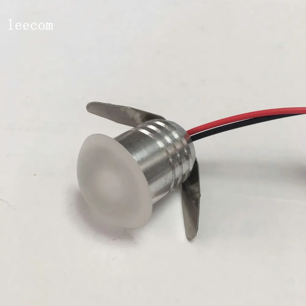 

LED Mini Cabinet Downlight 3W diameter 26mm DC12V white Frame Recessed Ceiling No Flicker Spot Lights For Home