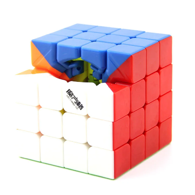Qiyi MFG Thunder 4x4 speed Magic Cube Puzzle Contest Twist Brain Teaser 62 мм Stickerless ультра-Гладкий Professional Multi-color
