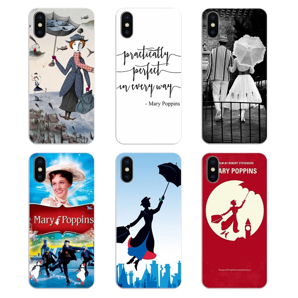 

Soft Transparent Cases Covers For LG G7 Q6 Q7 Q8 Q9 V30 X Power 2 3 For OnePlus 3T 5T 6T Mary Poppins Practically Perfect Art