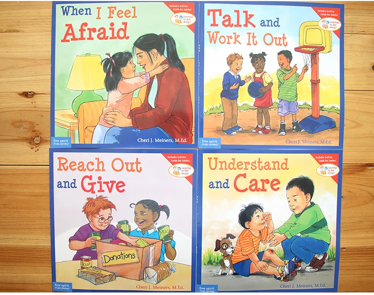 Aprender a Conviver Livros de História da Imagem Livros de 15 Bem com Crianças Muito Inglês Prática iq eq Habilidades Sociais Crianças Educacional - Set 8 Muito Bem Com Crianças Inglês Livros de