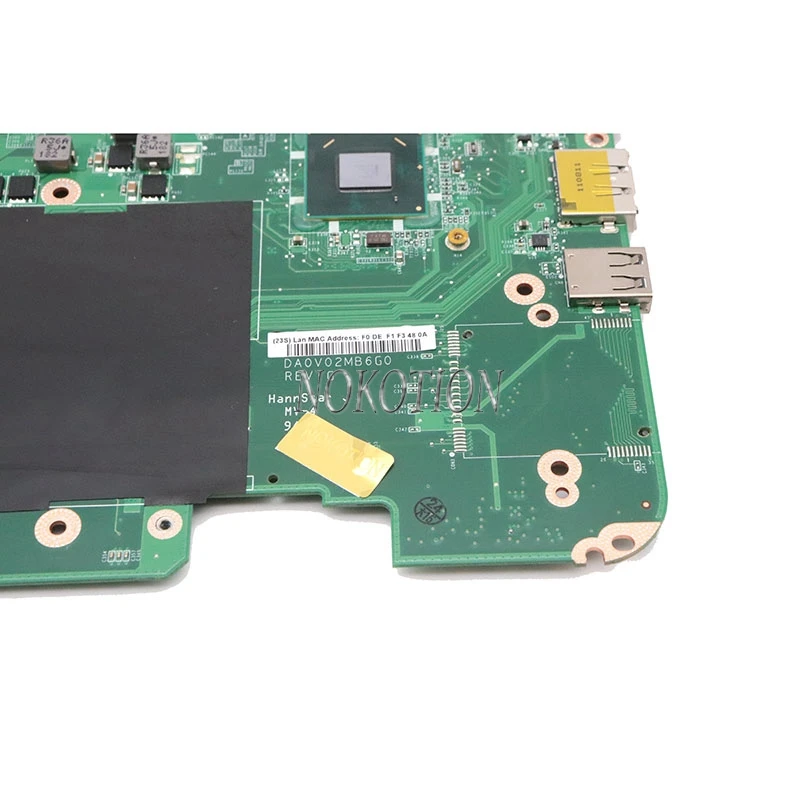 Nokotion CN-0FH09V 0FH09V FH09V ل dell انسبايرون 14R N4110 DA0V02MB6G0 اللوحة المحمول HM67 إنتل GMA HD الرسومات