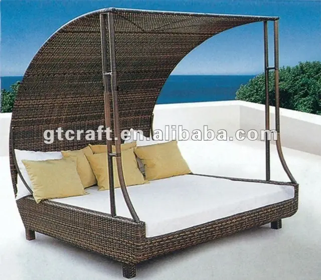 Gh Bed 32 Outdoor Rattan Wicker Garden Patio Sunbed All Weather Gh Bed 32 Outdoor Rattan Wicker Garden Patio Sunbed All Weather Resin Daybed Double Leisure With Canopy