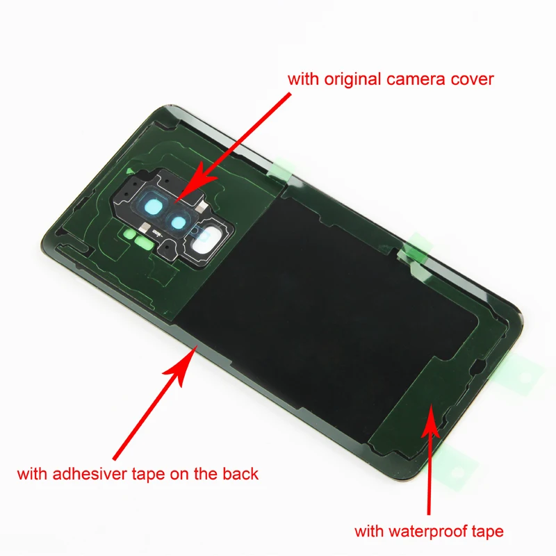 Задняя крышка samsung для samsung GALAXY S9 G9600 S9+ S9Plus S9 Plus G9650 чехол для телефона со стеклянным корпусом+ Инструменты