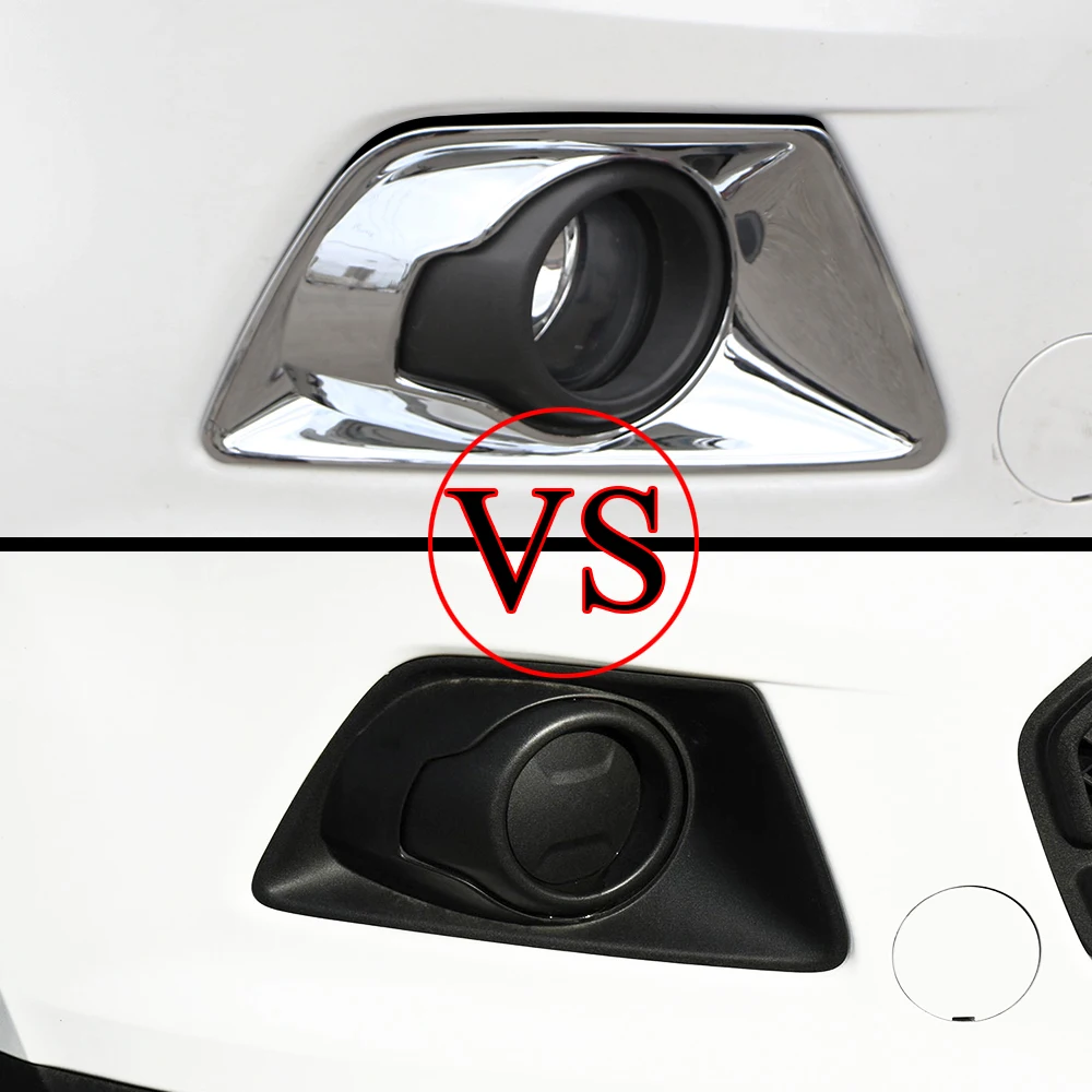 rong-car1 2Pcs ABS Chrome Car Front fog light Lamp cover Trim Decorate Cover For X-Trail 2017 2018 2019 rong-car1 2Pcs ABS Chrome Car Front fog light Lamp cover Trim Decorate Cover For X-Trail 2017 2018 2019