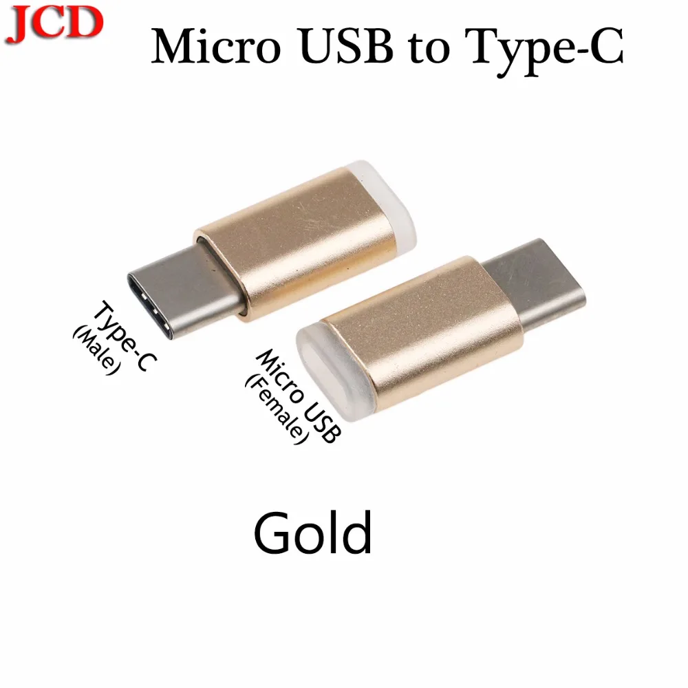 Адаптер JCD Type c Otg с Micro Usb на C разъемы для зарядного устройства Samsung Galaxy S8 S9 Plus Note 8 9