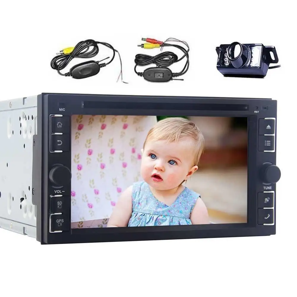 

Quad Core Android6.0 Car Stereo Radio Receiver 2 Din 6.2'' Car Player In Dash GPS Navigation Bluetooth Steering Wheel Control