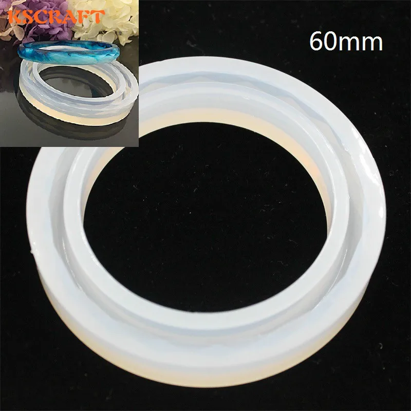 

KSCRAFT 1pc Different Shape Designs Cabochon Silicon Mold Resin Bracelet Mould DIY Handmade Craft