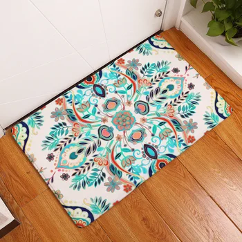 

Paisley Geometric Non-Slip Soft Kitchen Mat Bath Rug Doormat Runner Carpet