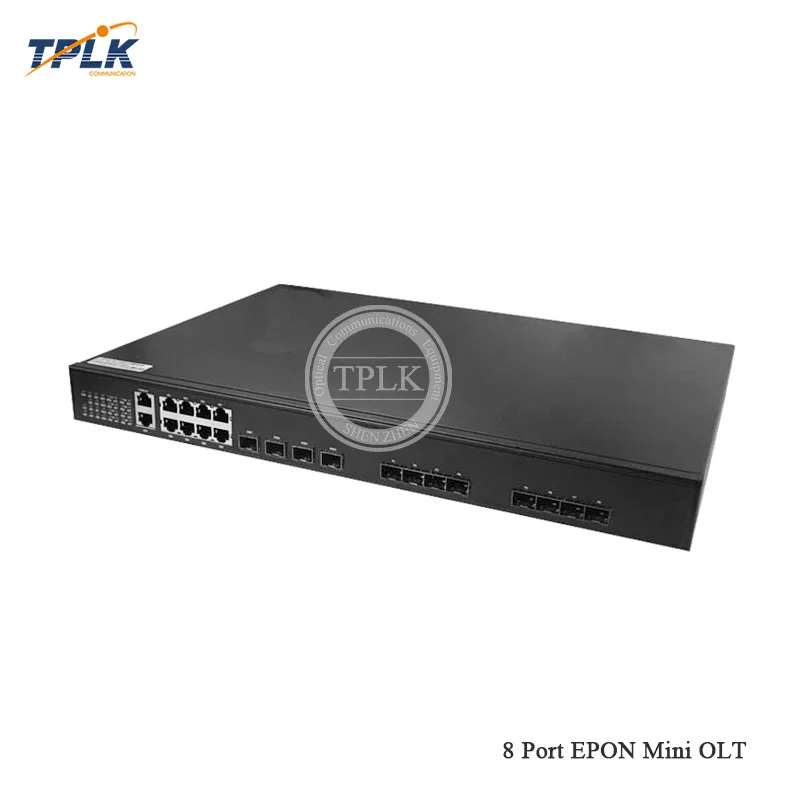 

Factory price 10G 8 Port EPON Mini OLT without SFP moudle,suit for Huawei, ZTE, Fiberhome ONU ONT,can custom LOGO