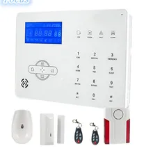 Фокусировка Беспроводная GSM сигнализация Охранная Умный дом Охранная Сигнализация PSTN GSM двойная сетевая сигнализация с сенсорным экраном Панель