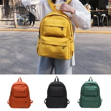 Водонепроницаемый нейлоновый рюкзак для женщин с несколькими карманами, рюкзаки для путешествий, женская школьная сумка для мальчиков-подростков, однотонные рюкзаки для девочек