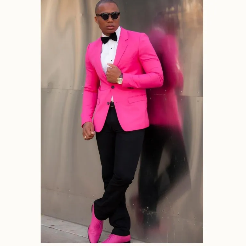 hot pink and black jacket