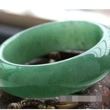 e_jewelry_wig$ Сертифицированный натуральный красивый зеленый жадеитовый браслет ручной работы 58-59 мм