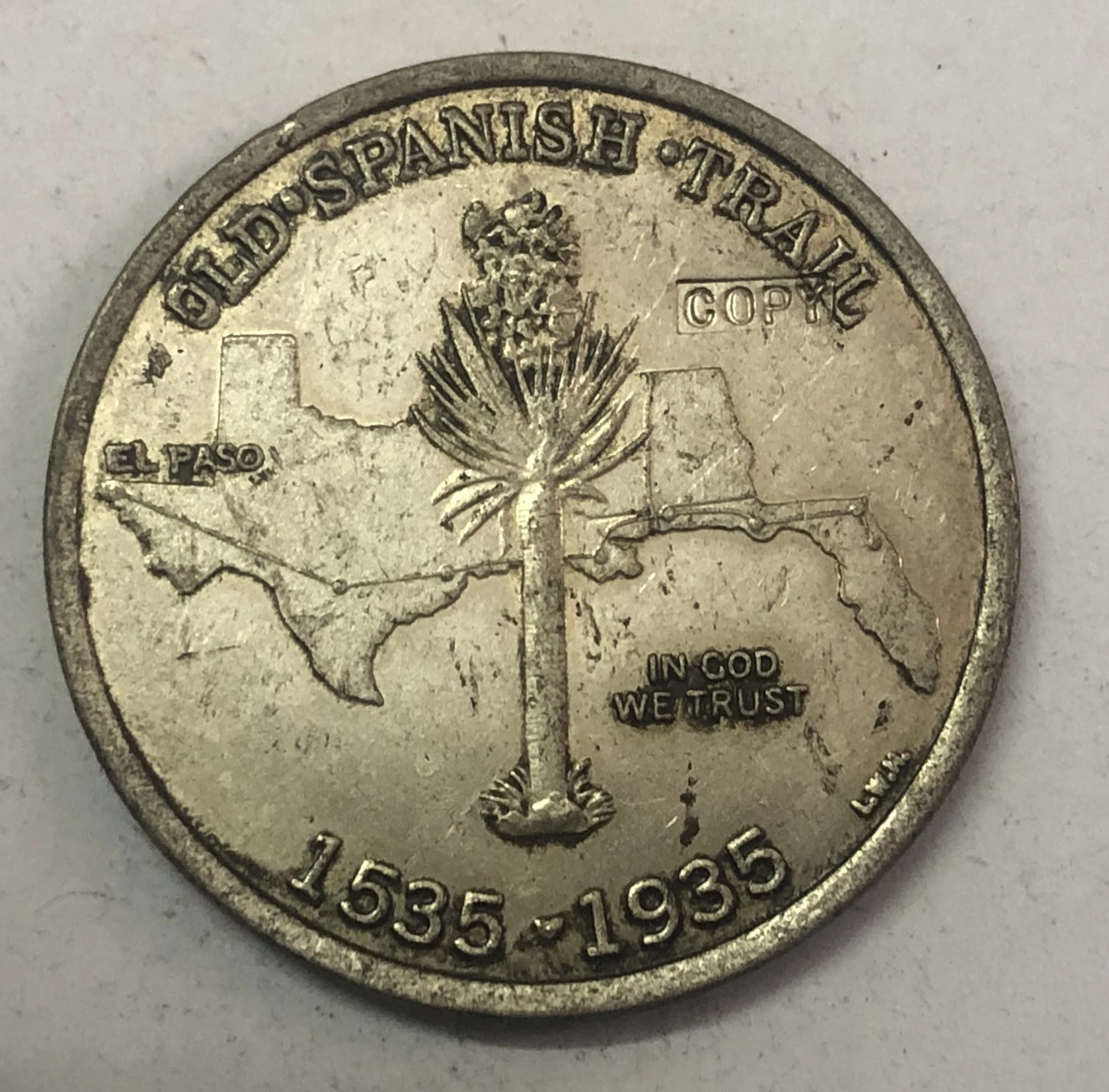

1535-1935 United States ½ Dollar Old Spanish Trail