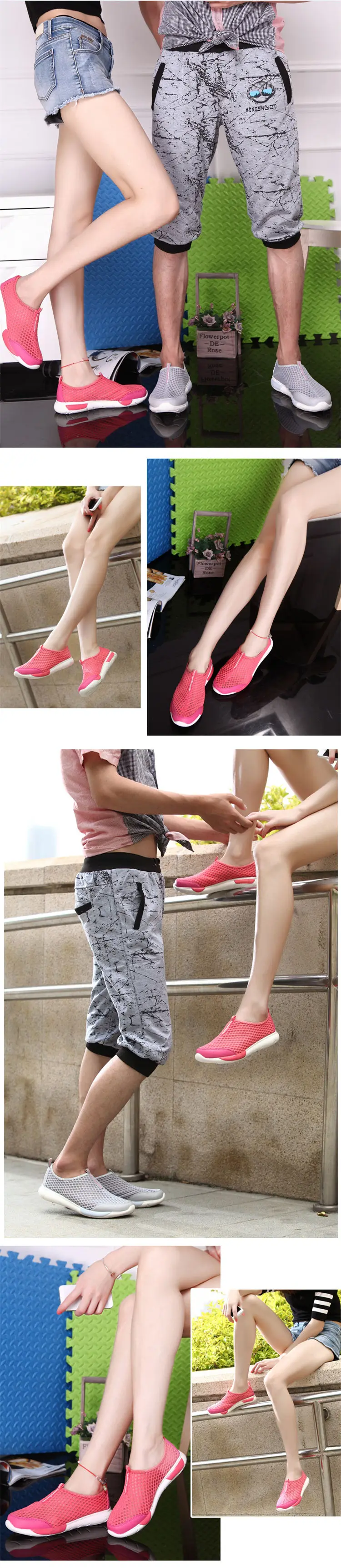Brand Fashion Shoes Men Casual Lovers Air Mesh Sneakers High Top Summer Aqua Breathable Canvas Slip On Boat Mens Shoe (10)