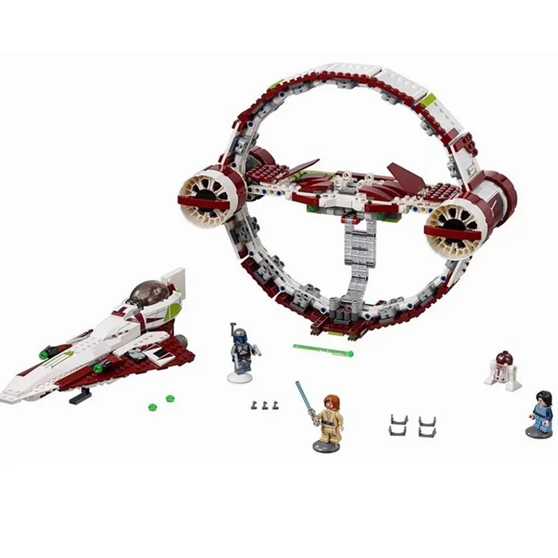 

Compatible con Star Wars Millennium Mailackers 05007 Falcon nave espacial Hyperdrive construcción bloques de la Guerra de Las Galaxias juguetes para niños regalos