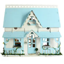 Families House Wooden Toys Educational Toys Handmade Wooden House Assembly Diy Dollhouse Kids Toys Juguetes Brinquedos sylvanian families house diy dollhouse handmade building toys birthday gift dolls house furniture kids toy juguetes brinquedos