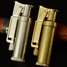 XGQ 2 цвета Push-type винтажные колеса старинный Керосин Зажигалка Y616