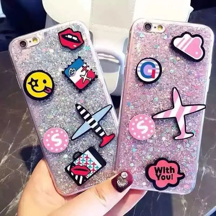 Блестящий Мягкий силиконовый чехол сделай сам для телефона iphone XS MAX сумка покупок