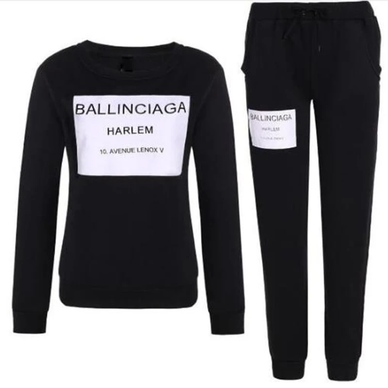 Wowmity 2017 Casual Outono Inverno Mulheres Treino Nova Letra Impressa de Manga Longa Nova Moda Das Mulheres Camisolas