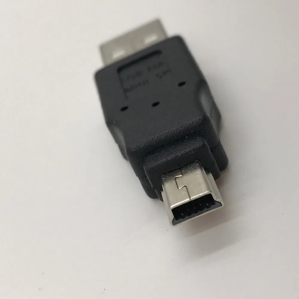 2 шт. USB 2,0 в адаптер Mini USB Мужской к мужской разъем USB Мужской к Мини USB Мужской конвертер 1 шт