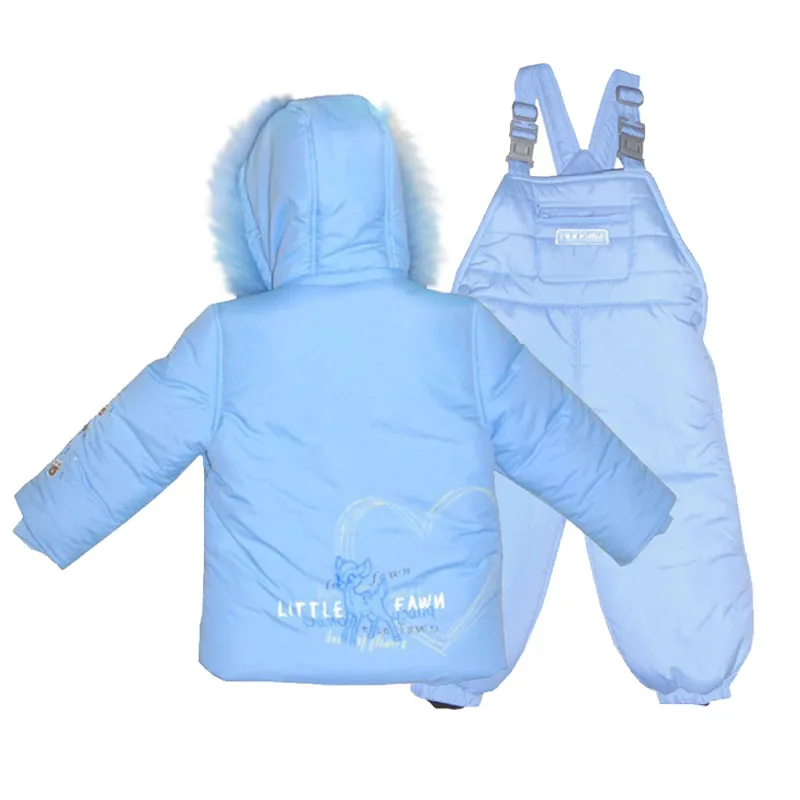 

Baby Jacket Suit for a Newborn Baby Down Jacket and Bib for Boys Girls High-quality Fashionable Kids Jacket Natural Fox 1302