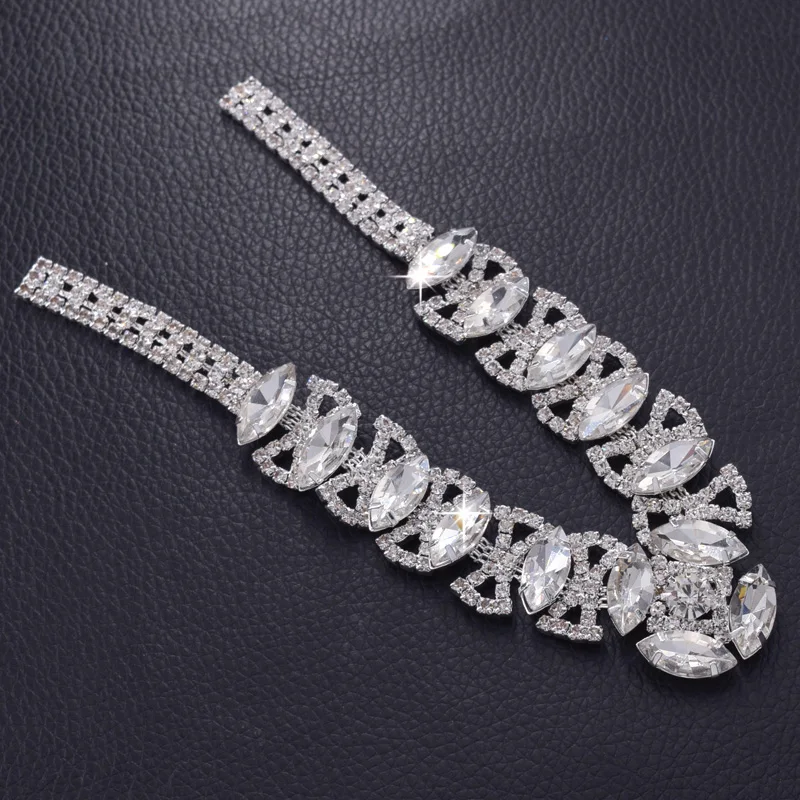 Rhinestone sewing shoes appliques (5)