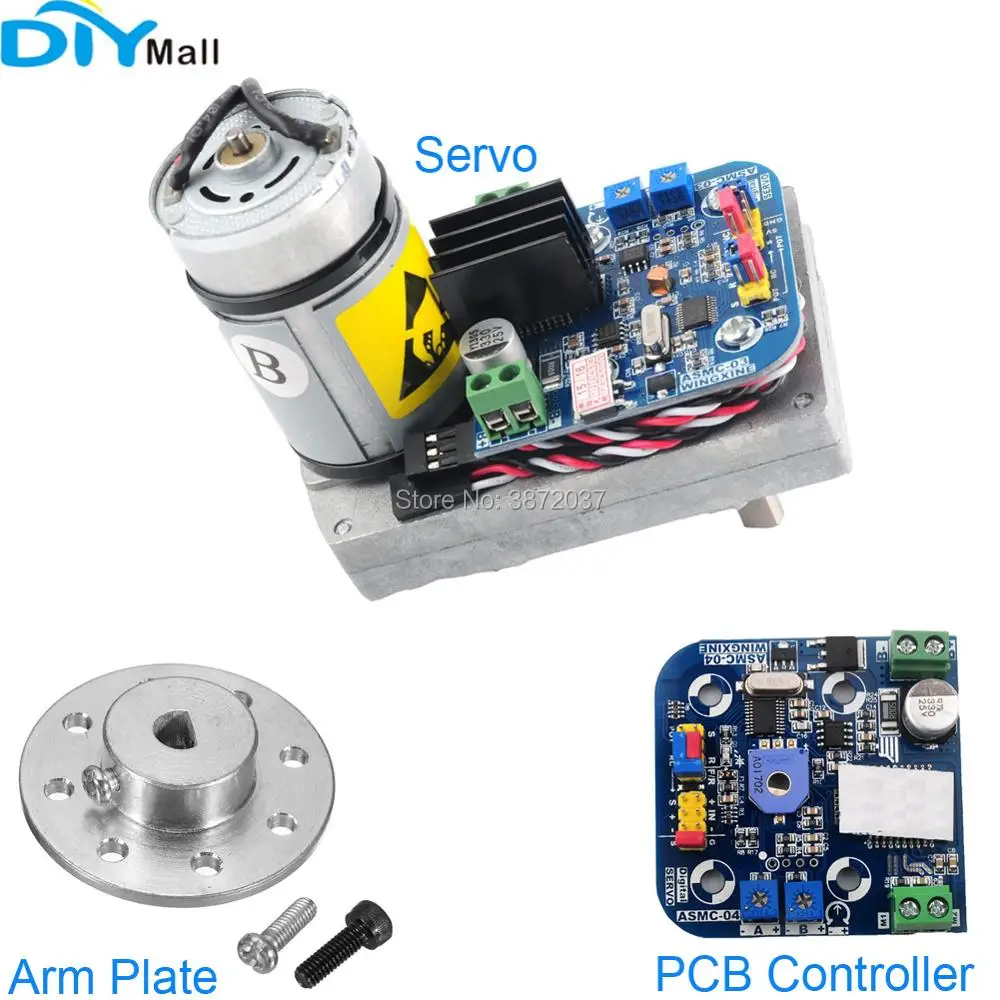 Arm Plate PCB контроллер 12 В 24 робот сервопривод 110 кг. См ASMC 04A 180 мощный крутящий момент