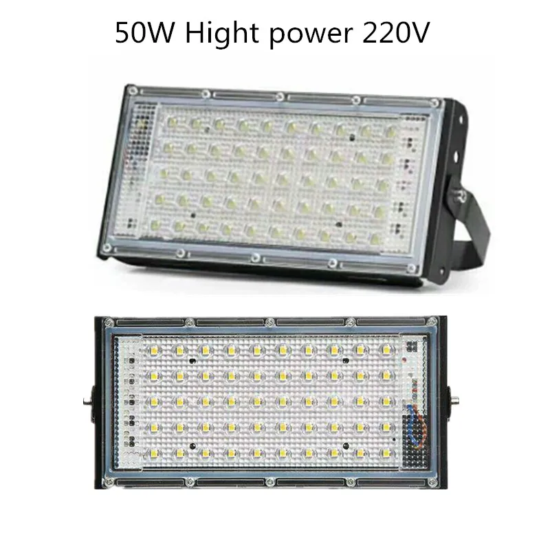 50W 220V Cold 6500K Светодиодный светильник COB с йодом tungste, высокая мощность 50 Вт 100 Вт 150 Вт 200 Вт, прожектор переменного тока 220 В, светодиодный прожектор, наружное освещение, реклама - Испускаемый цвет: 50W 220V Cold 6500K