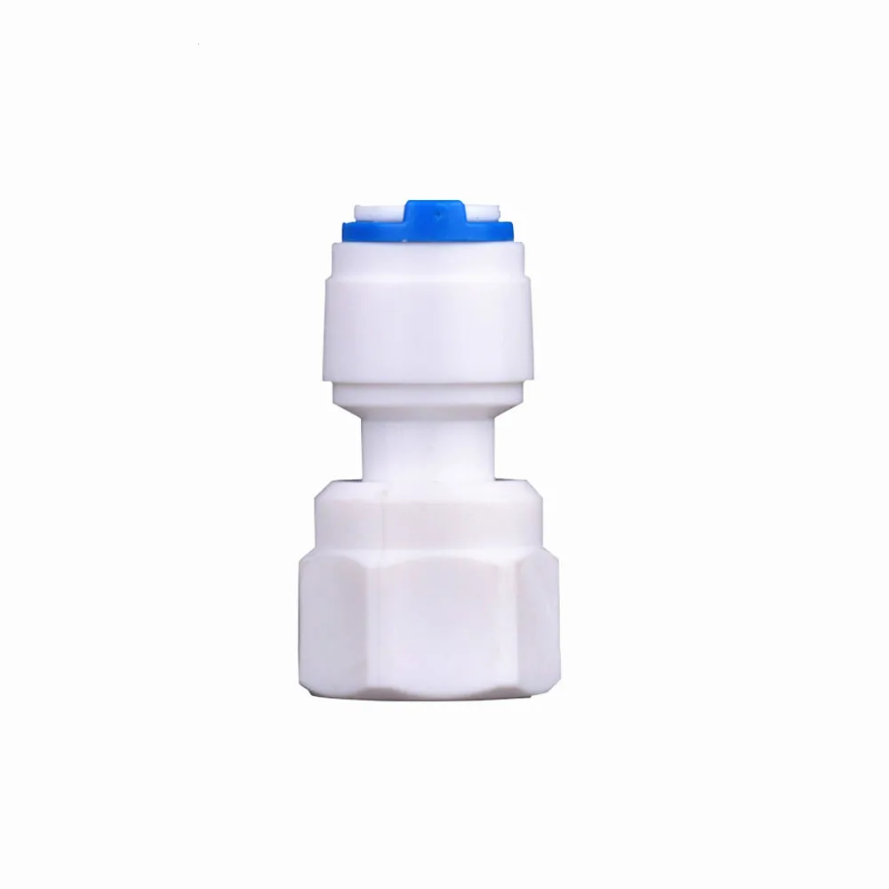 

Reverse Osmosis RO Water System Fitting 1/4" 3/8" Inch OD Hose Tube 1/4" 1/2" 1/8" Female Thread Plastic Pipe Quick Connectors